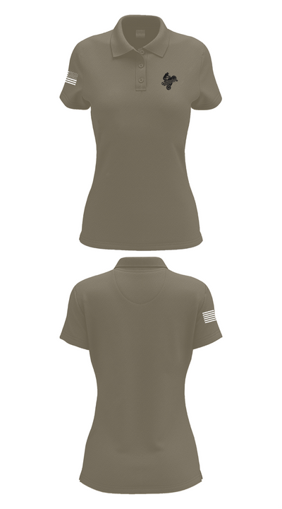QCStunts 97829052 Women's Short Sleeve Performance Polo  - 34