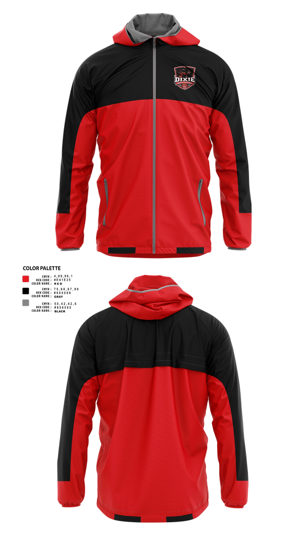 Windbreaker, Dixie Skills Academy, Men's Basketball, Teamtime, Team time, sublimation, custom sports apparel, team uniforms, spirit wear, spiritwear, sports uniforms, custom shirts, team store, custom team store, fundraiser sports, apparel fundraiser
