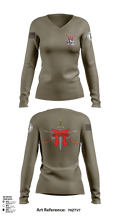 BCO 3-187 94651492 Women's Long Sleeve V-neck Shirt - 1