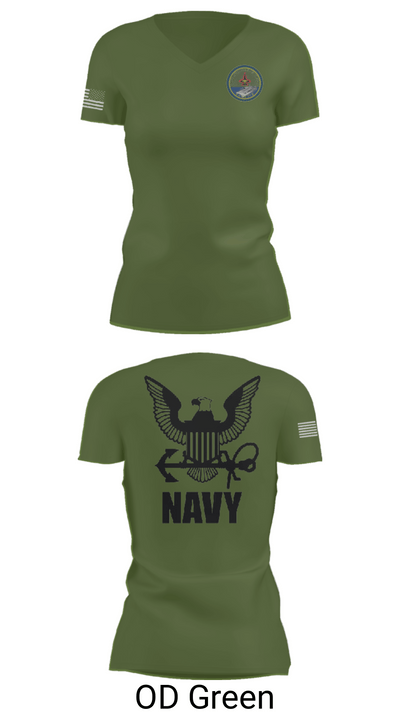 Cvn 77 IM-5 93310864 Women's Short Sleeve V-neck Shirt - 46