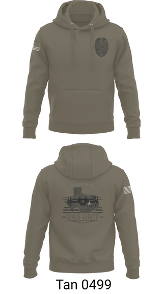 Hoodie, Temple PD UAS, Police, Teamtime, Team time, sublimation, custom sports apparel, team uniforms, spirit wear, spiritwear, sports uniforms, custom shirts, team store, custom team store, fundraiser sports, apparel fundraiser