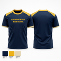 Rising Aviation High School 21318537 Short Sleeve Performance Shirt - 1