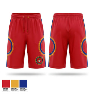 Athletic Shorts With Pockets, DELTA FORCE MARINE CADETS, Marines, Teamtime, Team time, sublimation, custom sports apparel, team uniforms, spirit wear, spiritwear, sports uniforms, custom shirts, team store, custom team store, fundraiser sports, apparel fundraiser