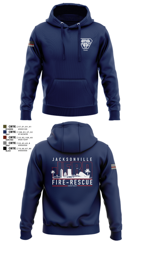 Hoodie, JFRD Critical Care Team, Fire Department, Teamtime, Team time, sublimation, custom sports apparel, team uniforms, spirit wear, spiritwear, sports uniforms, custom shirts, team store, custom team store, fundraiser sports, apparel fundraiser