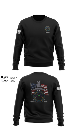 Crew Neck Sweatshirt, 117th Intel Squadron, Air Force, Teamtime, Team time, sublimation, custom sports apparel, team uniforms, spirit wear, spiritwear, sports uniforms, custom shirts, team store, custom team store, fundraiser sports, apparel fundraiser