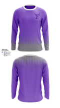 The Charlotte Flights 53419611 Long Sleeve Performance Shirt 4