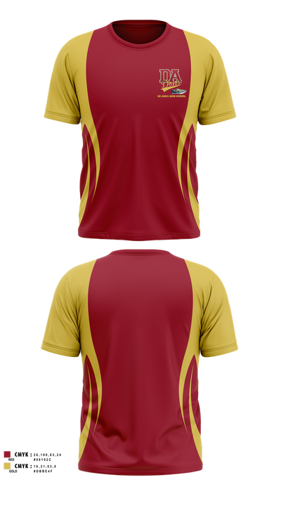 De Anza High School 76692398 Short Sleeve Performance Shirt - 1