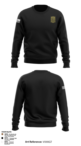 Crew Neck Sweatshirt, 665th SMC, Army, Teamtime, Team time, sublimation, custom sports apparel, team uniforms, spirit wear, spiritwear, sports uniforms, custom shirts, team store, custom team store, fundraiser sports, apparel fundraiser