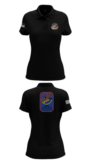 Womens Short Sleeve Performance Polo, 100th Missile Defense Brigade, , Teamtime, Team time, sublimation, custom sports apparel, team uniforms, spirit wear, spiritwear, sports uniforms, custom shirts, team store, custom team store, fundraiser sports, apparel fundraiser