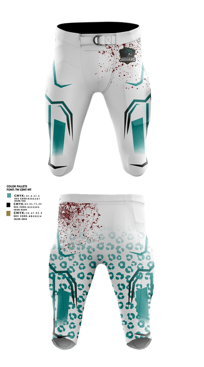 southeast Jaguars 26594681 Football Pants - 5