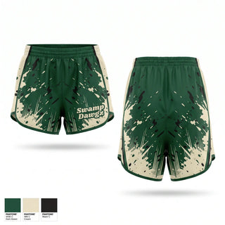 Womens Shorts, Swamp Dawgz, Baseball, Teamtime, Team time, sublimation, custom sports apparel, team uniforms, spirit wear, spiritwear, sports uniforms, custom shirts, team store, custom team store, fundraiser sports, apparel fundraiser
