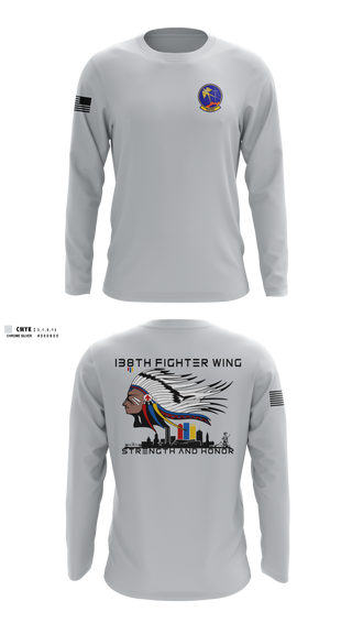 Long Sleeve Performance Shirt, 219th Engineering Installations Squdron219th Engineering Installations Squdron, National Guard, Teamtime, Team time, sublimation, custom sports apparel, team uniforms, spirit wear, spiritwear, sports uniforms, custom shirts, team store, custom team store, fundraiser sports, apparel fundraiser