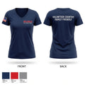 Hillsdale fire department Women's Short Sleeve V-neck Shirt - 1