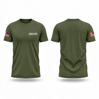 Old School Cotton Feel Shirt, LINCOLN COUNTY SHERIFF'S OFFICE, Police, Teamtime, Team time, sublimation, custom sports apparel, team uniforms, spirit wear, spiritwear, sports uniforms, custom shirts, team store, custom team store, fundraiser sports, apparel fundraiser
