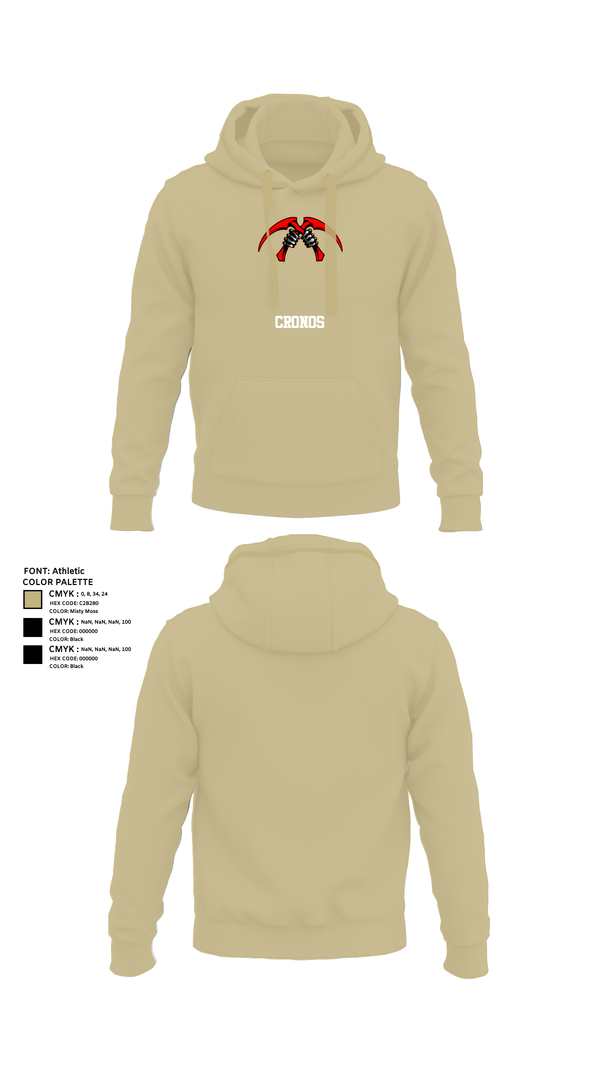 Hoodie, Cronos, Army, Teamtime, Team time, sublimation, custom sports apparel, team uniforms, spirit wear, spiritwear, sports uniforms, custom shirts, team store, custom team store, fundraiser sports, apparel fundraiser