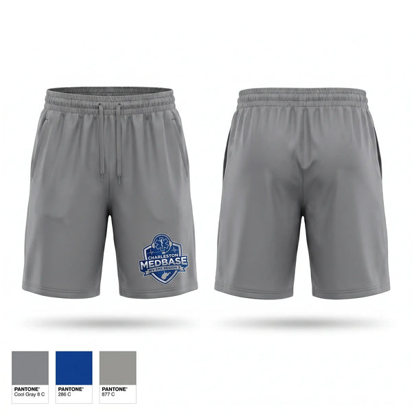 Athletic Shorts With Pockets, Charleston MEDBASE, EMS/EMT, Teamtime, Team time, sublimation, custom sports apparel, team uniforms, spirit wear, spiritwear, sports uniforms, custom shirts, team store, custom team store, fundraiser sports, apparel fundraiser