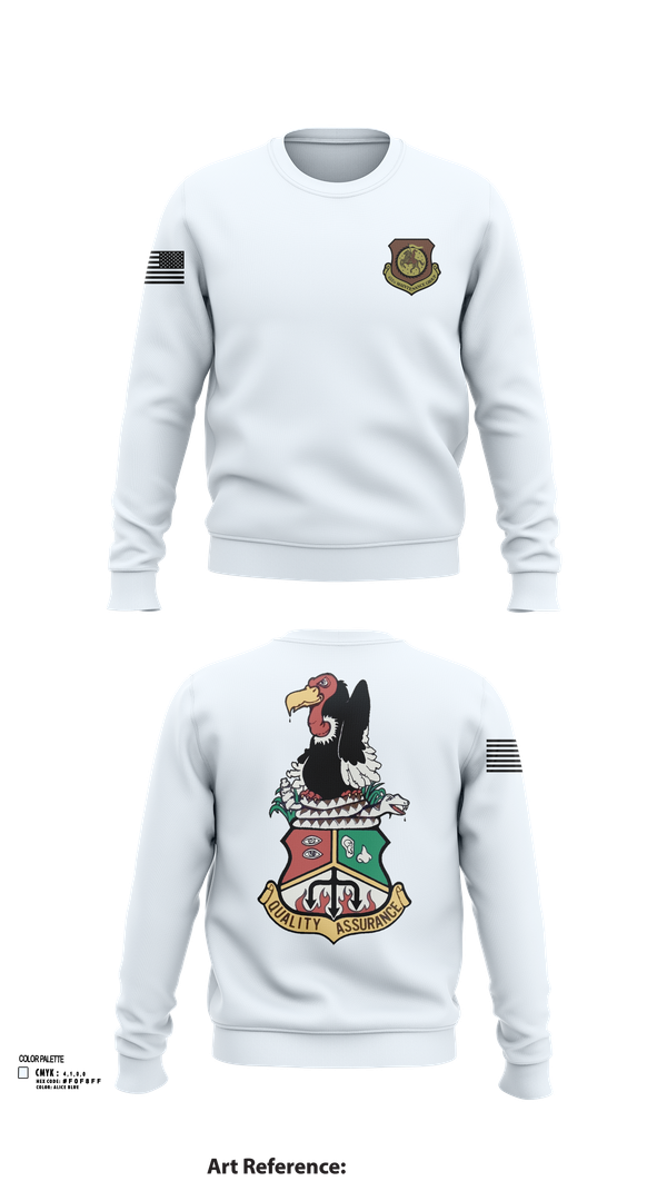Crew Neck Sweatshirt, 452nd MXG, Air Force, Teamtime, Team time, sublimation, custom sports apparel, team uniforms, spirit wear, spiritwear, sports uniforms, custom shirts, team store, custom team store, fundraiser sports, apparel fundraiser