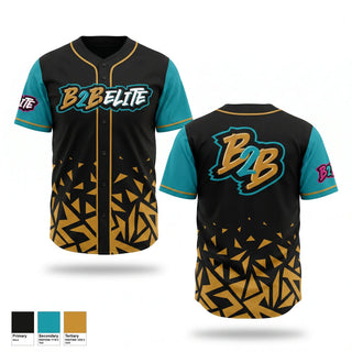 Full Button Baseball Jersey, B2B Elite, Baseball, Teamtime, Team time, sublimation, custom sports apparel, team uniforms, spirit wear, spiritwear, sports uniforms, custom shirts, team store, custom team store, fundraiser sports, apparel fundraiser