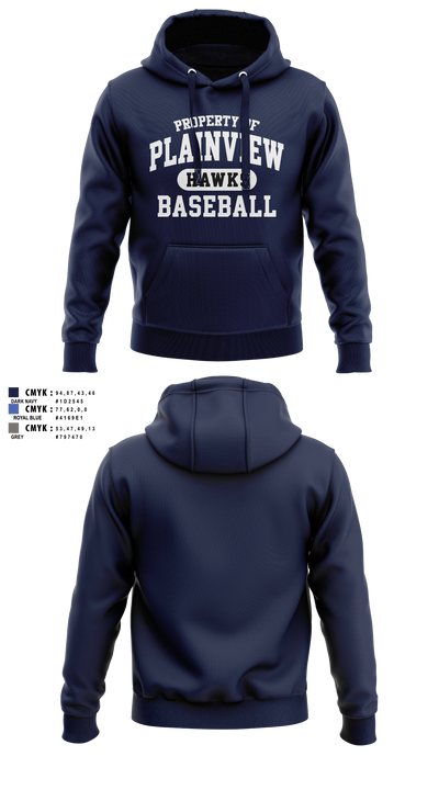 Plainview Hawks Hoodie - 40