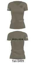 Pasadena Police K9 Unit 40154212 Women's Short Sleeve V-neck Shirt - 6
