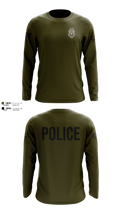 Shirley Police Department Long Sleeve Performance Shirt - 10