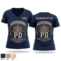 Colorado City PD Women's Short Sleeve V-neck Shirt - 1