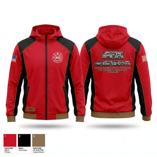 Windbreaker, Eastern Garrett vol fire & rescue dept, Fire Department, Teamtime, Team time, sublimation, custom sports apparel, team uniforms, spirit wear, spiritwear, sports uniforms, custom shirts, team store, custom team store, fundraiser sports, apparel fundraiser