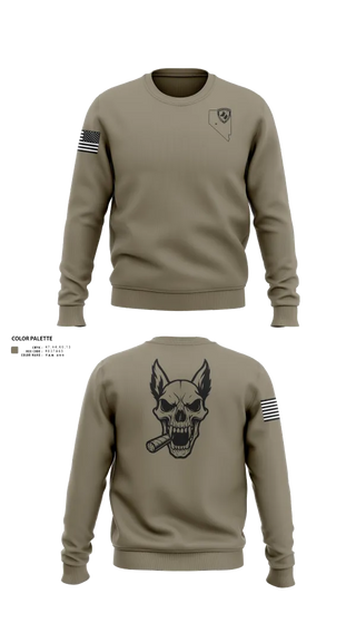 Crew Neck Sweatshirt, NAS Fallon K9, , Teamtime, Team time, sublimation, custom sports apparel, team uniforms, spirit wear, spiritwear, sports uniforms, custom shirts, team store, custom team store, fundraiser sports, apparel fundraiser