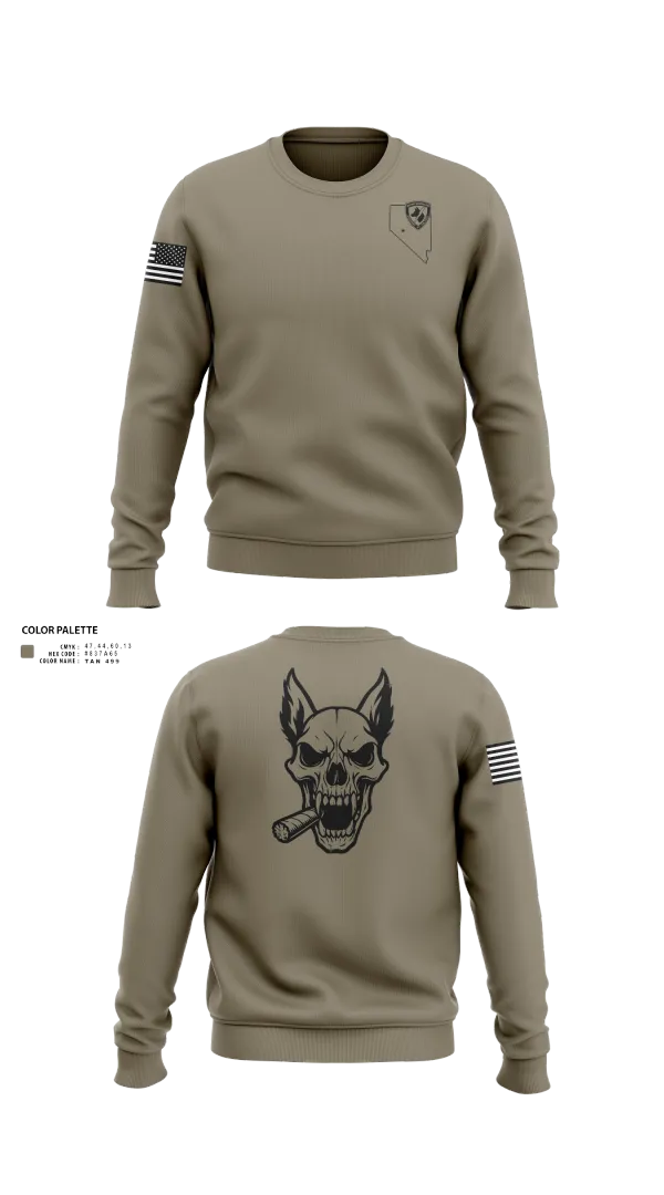 Crew Neck Sweatshirt, NAS Fallon K9, , Teamtime, Team time, sublimation, custom sports apparel, team uniforms, spirit wear, spiritwear, sports uniforms, custom shirts, team store, custom team store, fundraiser sports, apparel fundraiser