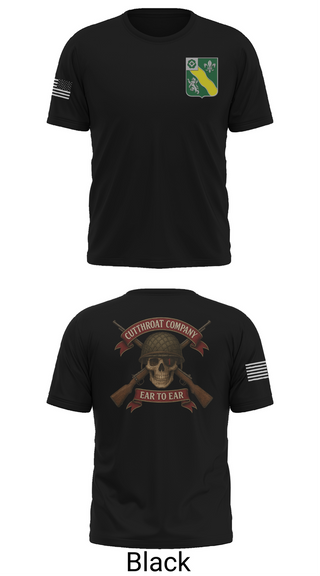 Old School Cotton Feel Shirt, Cutthroat Company 1-63 AR, Army, Teamtime, Team time, sublimation, custom sports apparel, team uniforms, spirit wear, spiritwear, sports uniforms, custom shirts, team store, custom team store, fundraiser sports, apparel fundraiser
