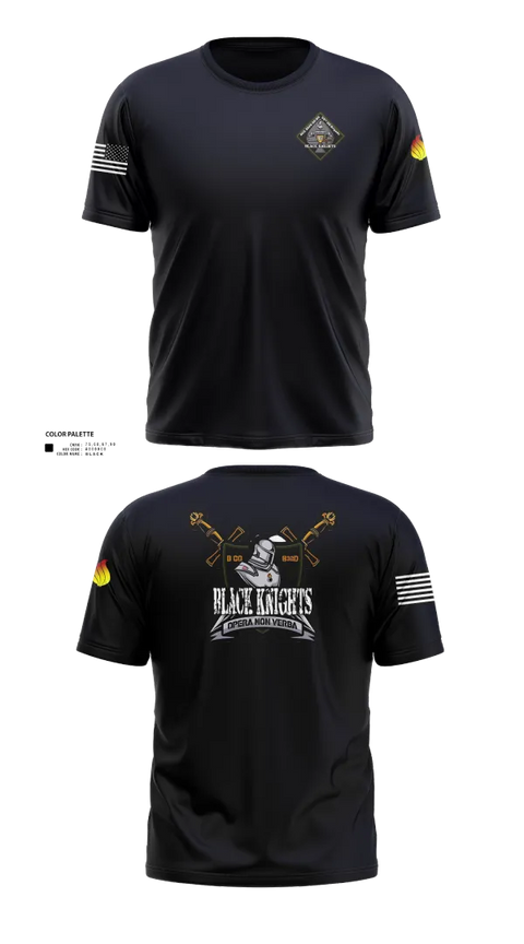 Short Sleeve Performance Shirt, B Co 832nd OD BN, , Teamtime, Team time, sublimation, custom sports apparel, team uniforms, spirit wear, spiritwear, sports uniforms, custom shirts, team store, custom team store, fundraiser sports, apparel fundraiser