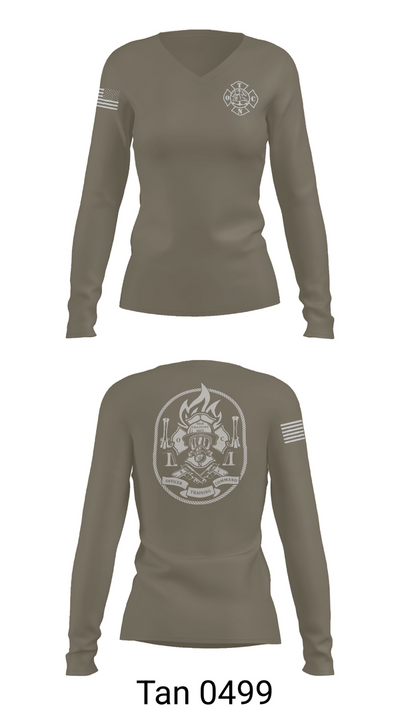 OTCN 16463071 Women's Long Sleeve V-neck Shirt - 73