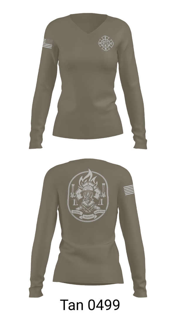 Womens Long Sleeve Vneck Shirt, OTCN, , Teamtime, Team time, sublimation, custom sports apparel, team uniforms, spirit wear, spiritwear, sports uniforms, custom shirts, team store, custom team store, fundraiser sports, apparel fundraiser