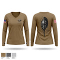1st marines recon Women's Long Sleeve V-neck Shirt - 1