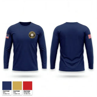 Long Sleeve Performance Shirt, PHS NJROTC, Navy, Teamtime, Team time, sublimation, custom sports apparel, team uniforms, spirit wear, spiritwear, sports uniforms, custom shirts, team store, custom team store, fundraiser sports, apparel fundraiser