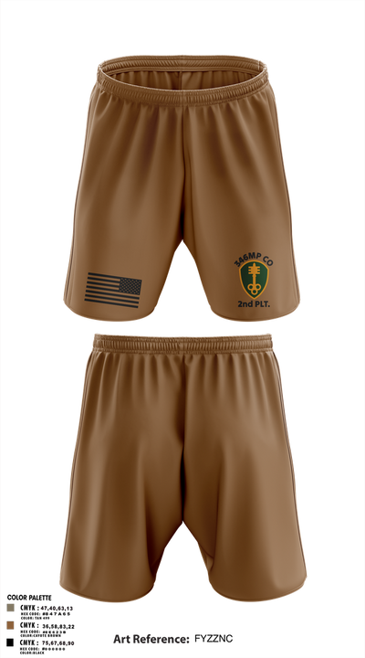 319th IEW Athletic Shorts With Pockets - 5