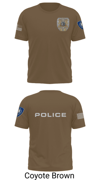 Short Sleeve Performance Shirt, Vincennes Police Department, , Teamtime, Team time, sublimation, custom sports apparel, team uniforms, spirit wear, spiritwear, sports uniforms, custom shirts, team store, custom team store, fundraiser sports, apparel fundraiser