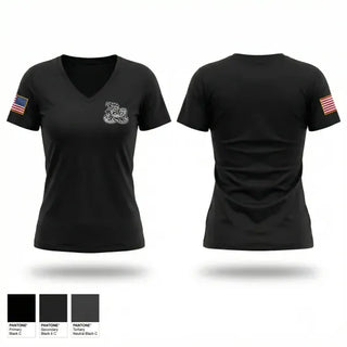 Womens Short Sleeve Vneck Shirt, Arizona Auto Theft Task Force, Police, Teamtime, Team time, sublimation, custom sports apparel, team uniforms, spirit wear, spiritwear, sports uniforms, custom shirts, team store, custom team store, fundraiser sports, apparel fundraiser