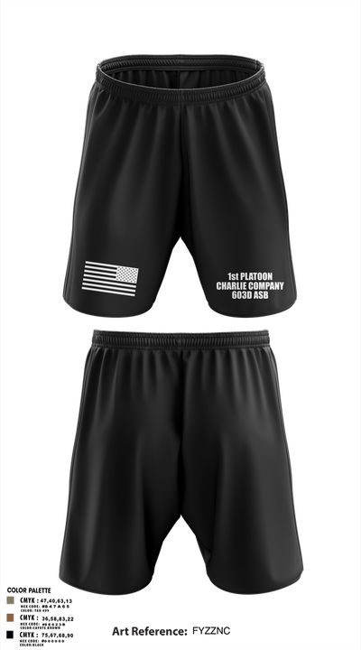CCO 603 ASB 3CAB 90647608 Athletic Shorts With Pockets - 3