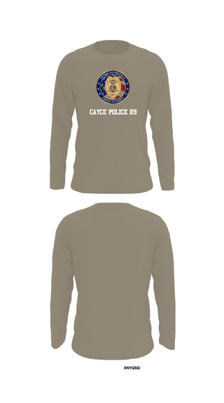 Long Sleeve Performance Shirt, Cayce Police K9, , Teamtime, Team time, sublimation, custom sports apparel, team uniforms, spirit wear, spiritwear, sports uniforms, custom shirts, team store, custom team store, fundraiser sports, apparel fundraiser