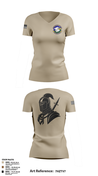 502 CONS 83212643 Women's Short Sleeve V-neck Shirt - 1