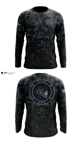Long Sleeve Performance Shirt, Prairieville Township police, Police, Teamtime, Team time, sublimation, custom sports apparel, team uniforms, spirit wear, spiritwear, sports uniforms, custom shirts, team store, custom team store, fundraiser sports, apparel fundraiser