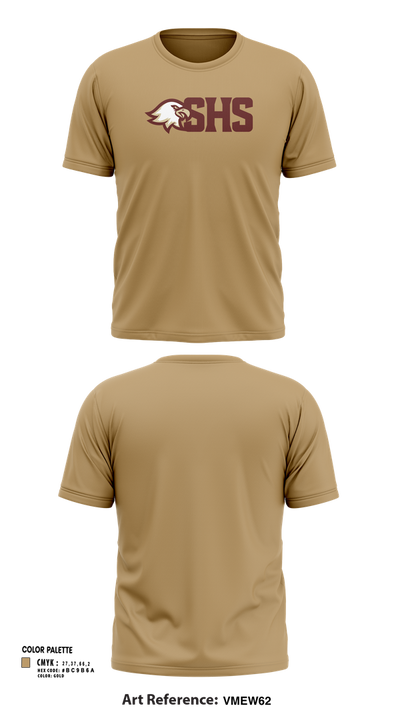 Sharon Eagles Swimming Short Sleeve Performance Shirt - 53