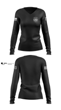 FOREST PARK POLICE Women's Long Sleeve V-neck Shirt - 30