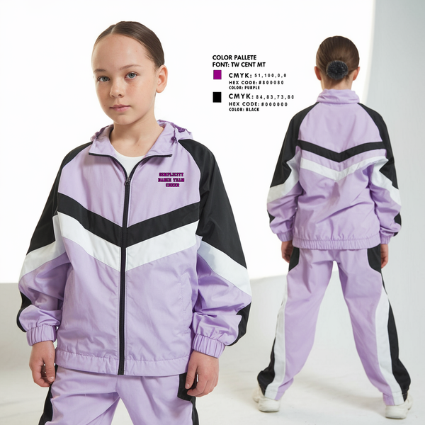 Windbreaker, Simplicity Dance Team, Cheer, Teamtime, Team time, sublimation, custom sports apparel, team uniforms, spirit wear, spiritwear, sports uniforms, custom shirts, team store, custom team store, fundraiser sports, apparel fundraiser