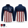 Veterans Memorial Eagles Quarter Zip Jacket - 1
