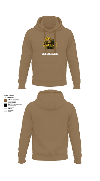 Hoodie, 252 EngineersWatkins Excavation, , Teamtime, Team time, sublimation, custom sports apparel, team uniforms, spirit wear, spiritwear, sports uniforms, custom shirts, team store, custom team store, fundraiser sports, apparel fundraiser