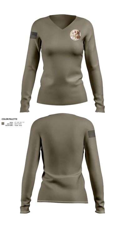 Tripler Kilape 11149375 Women's Long Sleeve V-neck Shirt - 111