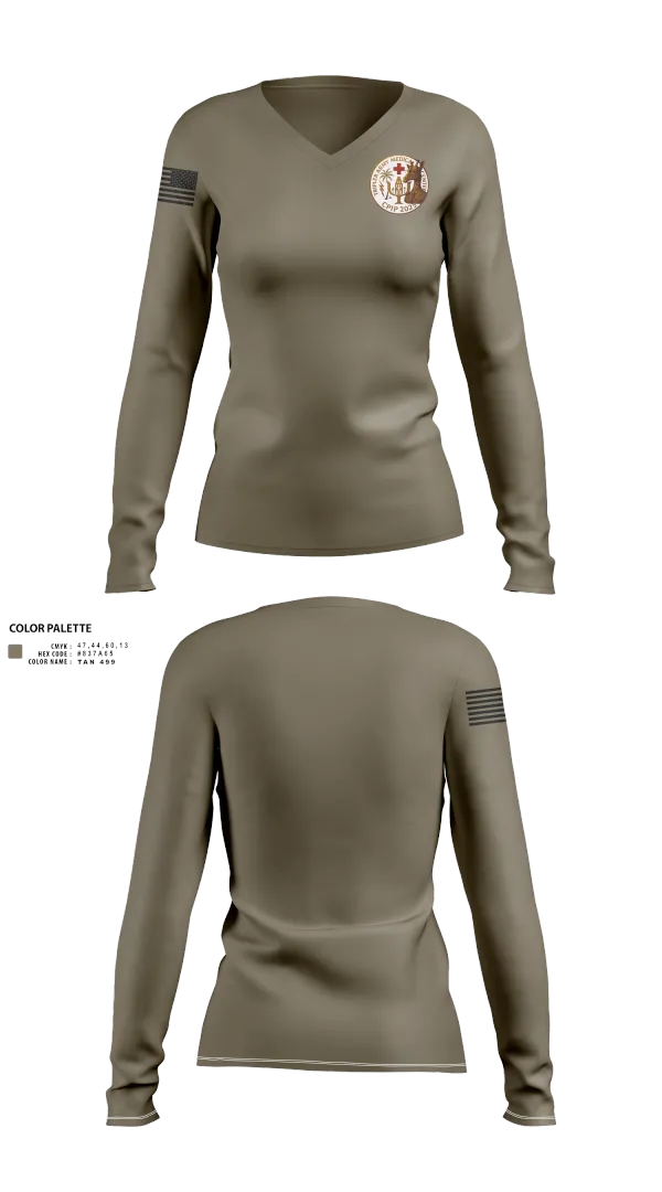 Womens Long Sleeve Vneck Shirt, Tripler Kilape, , Teamtime, Team time, sublimation, custom sports apparel, team uniforms, spirit wear, spiritwear, sports uniforms, custom shirts, team store, custom team store, fundraiser sports, apparel fundraiser
