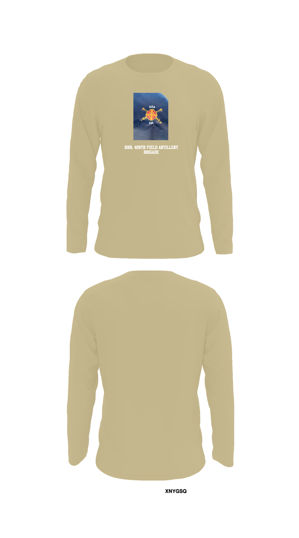 Long Sleeve Performance Shirt, HHB, 428th Field Artillery Brigade, , Teamtime, Team time, sublimation, custom sports apparel, team uniforms, spirit wear, spiritwear, sports uniforms, custom shirts, team store, custom team store, fundraiser sports, apparel fundraiser